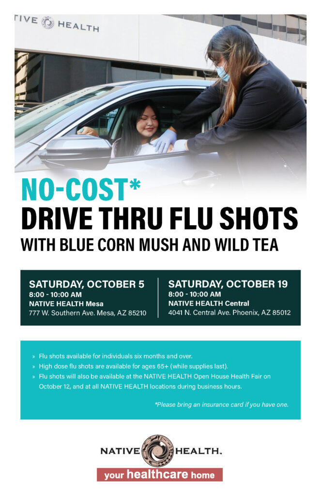 Drive Thru Flu Shot at NH Central @ NATIVE HEALTH Central | Phoenix | Arizona | United States